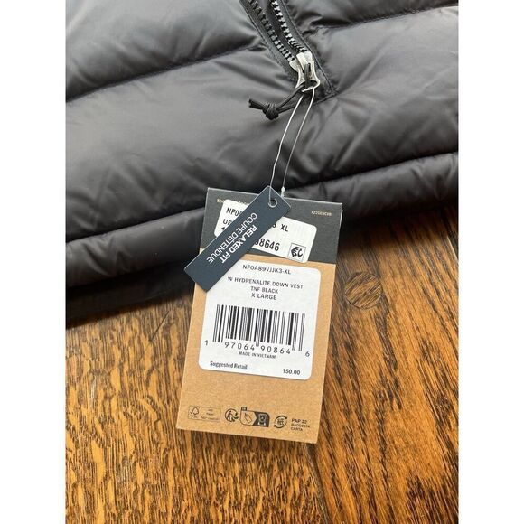 The North Face Women's Hydrenalite Down A-Line Vest Black Size XL NWT - Picture 4 of 8